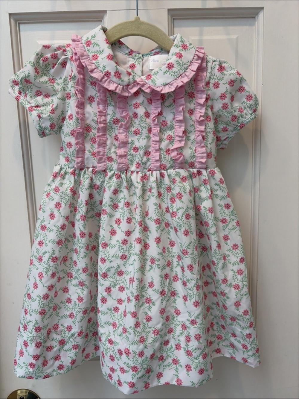 Eliza James Kids 2T Peter Pan Collar Dress Lined